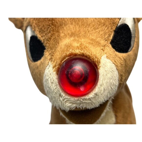 Build A Bear Rudolph Red Nosed Reindeer Plush Stuffed Toy 16" Vintage 1992 90s - Picture 14 of 14